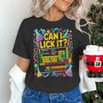 Can I Lick It Periodic Table Science Teacher Men Women Women's T-Shirt, Science Teacher Shirts, gift for family, gift for coworker Can I Lick It Periodic Table Science Teacher Men Women Women's T-Shirt, Science Teacher Shirts, gift for family, gift for coworker