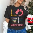 Love Montessori Education Math Teacher Women's T-Shirt, gift for family, gift for coworker