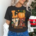 Love Preschool Teacher Turkey Thanksgiving Autumn Fall Women's T-Shirt, gift for family, gift for coworker Love Preschool Teacher Turkey Thanksgiving Autumn Fall Women's T-Shirt, gift for family, gift for coworker