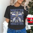 Maestra El Salvador Coquette Bow Hispanic Spanish Teacher Women's T-Shirt, gift for family, gift for coworker Maestra El Salvador Coquette Bow Hispanic Spanish Teacher Women's T-Shirt, gift for family, gift for coworker