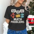 Math Problems Symbols Teacher Back To School Girl Boy Women's T-Shirt, gift for family, gift for coworker