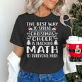Math Teacher Christmas Mathematics Teacher Women's T-Shirt, gift for family, gift for coworker