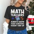 Mathematics Teachers Math Teacher For Men Women Women's T-Shirt, gift for family, gift for coworker Mathematics Teachers Math Teacher For Men Women Women's T-Shirt, gift for family, gift for coworker