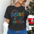 Music Is For Everyone Love For Music Teachers Women's T-Shirt, gift for family, gift for coworker