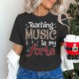 Music Teacher Teaching Music Is My Forte For Music Lovers Women's T-Shirt, gift for family, gift for coworker Music Teacher Teaching Music Is My Forte For Music Lovers Women's T-Shirt, gift for family, gift for coworker