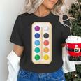 Paint Palette ArtSet Halloween Costume For Teachers Students For Men Women Kids Women's T-Shirt, gift for family, gift for coworker
