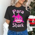 Para Shark Paraprofessional Female Teacher Women's T-Shirt, gift for family, gift for coworker Para Shark Paraprofessional Female Teacher Women's T-Shirt, gift for family, gift for coworker