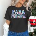 Paraprofessional Groovy Back To School Cute Teachers Women Women's T-Shirt, gift for family, gift for coworker Paraprofessional Groovy Back To School Cute Teachers Women Women's T-Shirt, gift for family, gift for coworker