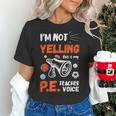 PE Teacher Voice PE Teacher School Fitness Class Women's T-Shirt, Pe Teacher Shirts, gift for family, gift for coworker PE Teacher Voice PE Teacher School Fitness Class Women's T-Shirt, Pe Teacher Shirts, gift for family, gift for coworker