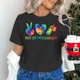 Peace Love Physical Education Tie Dye Sports PE Teacher Women's T-Shirt, Pe Teacher Shirts, gift for family, gift for coworker
