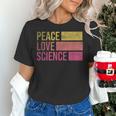 Peace Love Science Lovers Math Chemistry Teacher Women's T-Shirt, Science Teacher Shirts, gift for family, gift for coworker Peace Love Science Lovers Math Chemistry Teacher Women's T-Shirt, Science Teacher Shirts, gift for family, gift for coworker