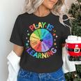 Play Is Learning Teacher Kindergarten For Men Women Kids Women's T-Shirt, gift for family, gift for coworker Play Is Learning Teacher Kindergarten For Men Women Kids Women's T-Shirt, gift for family, gift for coworker