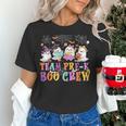 Pre-K Boo Crew Ghost Halloween Teacher Student Women's T-Shirt, gift for family, gift for coworker