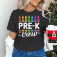 Pre-K Crew Teacher Team Squad Hello Back School Graduation Women's T-Shirt, gift for family, gift for coworker Pre-K Crew Teacher Team Squad Hello Back School Graduation Women's T-Shirt, gift for family, gift for coworker