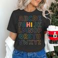 Pre K Kindergarten Hi Alphabet Back To School Teachers Men Women Girls Kids Women's T-Shirt, gift for family, gift for coworker Pre K Kindergarten Hi Alphabet Back To School Teachers Men Women Girls Kids Women's T-Shirt, gift for family, gift for coworker