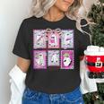 Preppy Spooky Teacher Halloween Ghost Coquette Bow Autumn Women's T-Shirt, gift for family, gift for coworker Preppy Spooky Teacher Halloween Ghost Coquette Bow Autumn Women's T-Shirt, gift for family, gift for coworker