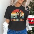 Preschool Panda Back To School Teacher Student Women's T-Shirt, gift for family, gift for coworker Preschool Panda Back To School Teacher Student Women's T-Shirt, gift for family, gift for coworker