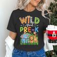 Preschool Teacher Kids Back To School Wild About Pre-K Women's T-Shirt, gift for family, gift for coworker
