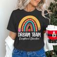 Rainbow Pencil Dream Exceptional Education Team SPED Teacher Women's T-Shirt, gift for family, gift for coworker Rainbow Pencil Dream Exceptional Education Team SPED Teacher Women's T-Shirt, gift for family, gift for coworker