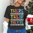 There Their They’Re Grammar Joke For English Teacher Student Women's T-Shirt, English Teacher Shirts, gift for family, gift for coworker
