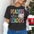 Readers Are Leaders Reading Book Lovers Teacher Women Kids Women's T-Shirt, gift for family, gift for coworker Readers Are Leaders Reading Book Lovers Teacher Women Kids Women's T-Shirt, gift for family, gift for coworker