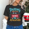 Reading Adventure Library Student Teacher Book Women's T-Shirt, gift for family, gift for coworker Reading Adventure Library Student Teacher Book Women's T-Shirt, gift for family, gift for coworker