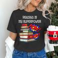 Reading Is My Super Power Superhero Best English Teacher Women's T-Shirt, Super Teacher Shirts, English Teacher Shirts, gift for family, gift for coworker