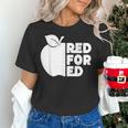 Red For Ed Teacher Support Public Education For Men Women Kids Women's T-Shirt, gift for family, gift for coworker Red For Ed Teacher Support Public Education For Men Women Kids Women's T-Shirt, gift for family, gift for coworker