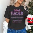 Retiring Teacher Tshirt For Retired Teachers For Men Women Women's T-Shirt, gift for family, gift for coworker Retiring Teacher Tshirt For Retired Teachers For Men Women Women's T-Shirt, gift for family, gift for coworker