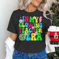 Retro Groovy In My Glowing Teacher Era Happy Teacher's Day Women's T-Shirt, Groovy Teacher Shirts, gift for family, gift for coworker Retro Groovy In My Glowing Teacher Era Happy Teacher's Day Women's T-Shirt, Groovy Teacher Shirts, gift for family, gift for coworker
