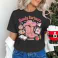 Retro Howdy Partners Cowgirl Cowboy Teacher Back To School Women's T-Shirt, gift for family, gift for coworker