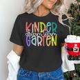 Retro Kindergarten Dream Team Back To School Teacher Kids Women's T-Shirt, gift for family, gift for coworker