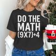 Retro Do The Math Teacher For Men Women Kid Boy Girl Women's T-Shirt, gift for family, gift for coworker Retro Do The Math Teacher For Men Women Kid Boy Girl Women's T-Shirt, gift for family, gift for coworker