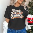 Retro Sunset Fifth Grade Teacher & Student Back To School Women's T-Shirt, gift for family, gift for coworker Retro Sunset Fifth Grade Teacher & Student Back To School Women's T-Shirt, gift for family, gift for coworker