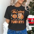 Retro I Teach The Cutest Turkey Thanksgiving Pumpkin Teacher Women's T-Shirt, gift for family, gift for coworker Retro I Teach The Cutest Turkey Thanksgiving Pumpkin Teacher Women's T-Shirt, gift for family, gift for coworker