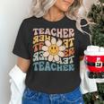 Retro Teacher Daisy Colorful Elementary School Teacher Women's T-Shirt, gift for family, gift for coworker Retro Teacher Daisy Colorful Elementary School Teacher Women's T-Shirt, gift for family, gift for coworker