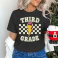Retro Third Grade Teacher Lightning Bolt Pencil Teacher Kids Women's T-Shirt, gift for family, gift for coworker Retro Third Grade Teacher Lightning Bolt Pencil Teacher Kids Women's T-Shirt, gift for family, gift for coworker