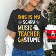 This Is My Scary Music Teacher Halloween Costumes Pajama Women's T-Shirt, gift for family, gift for coworker