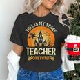 This Is My Scary Teacher Costume Halloween Women's T-Shirt, gift for family, gift for coworker This Is My Scary Teacher Costume Halloween Women's T-Shirt, gift for family, gift for coworker