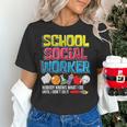 School Social Worker Teacher Caseworker Public Servant LSW Women's T-Shirt, gift for family, gift for coworker