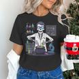 Science Teacher Halloween Skeleton Scientist Chemistry Women's T-Shirt, Science Teacher Shirts, gift for family, gift for coworker