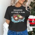 Sea Otter Book Reading Shirt For Bookworm Teachers Women's T-Shirt, gift for family, gift for coworker