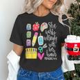 She Works Willingly With Her Hands Proverbs Daycare Teacher Men Women Women's T-Shirt, gift for family, gift for coworker She Works Willingly With Her Hands Proverbs Daycare Teacher Men Women Women's T-Shirt, gift for family, gift for coworker