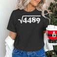Sixty Seven 67 Meme Square Root 4489 Slang Math Teacher Women's T-Shirt, gift for family, gift for coworker