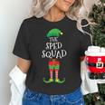 SPED Squad Elf Teacher Matching Christmas Party Pajama Women's T-Shirt, gift for family, gift for coworker SPED Squad Elf Teacher Matching Christmas Party Pajama Women's T-Shirt, gift for family, gift for coworker