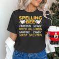 Spelling Bee Costume For a Halloween Teacher Pun Women Women's T-Shirt, gift for family, gift for coworker
