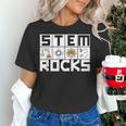 STEM Rocks Science Technology Engineering Math STEM Teacher Women's T-Shirt, Science Teacher Shirts, gift for family, gift for coworker STEM Rocks Science Technology Engineering Math STEM Teacher Women's T-Shirt, Science Teacher Shirts, gift for family, gift for coworker