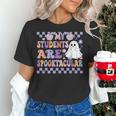 My Students Are Spooktacular Teacher Halloween Vibes Women's T-Shirt, gift for family, gift for coworker My Students Are Spooktacular Teacher Halloween Vibes Women's T-Shirt, gift for family, gift for coworker