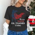 This Is My Super ESL Teacher Costume Lazy Halloween Women's T-Shirt, Super Teacher Shirts, Esl Teacher Shirts, gift for family, gift for coworker