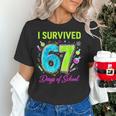 I Survived 67 Days Of School 67 Meme Science Teacher Women's T-Shirt, Science Teacher Shirts, gift for family, gift for coworker I Survived 67 Days Of School 67 Meme Science Teacher Women's T-Shirt, Science Teacher Shirts, gift for family, gift for coworker